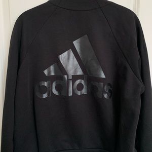 Black Adidas bomber jacket